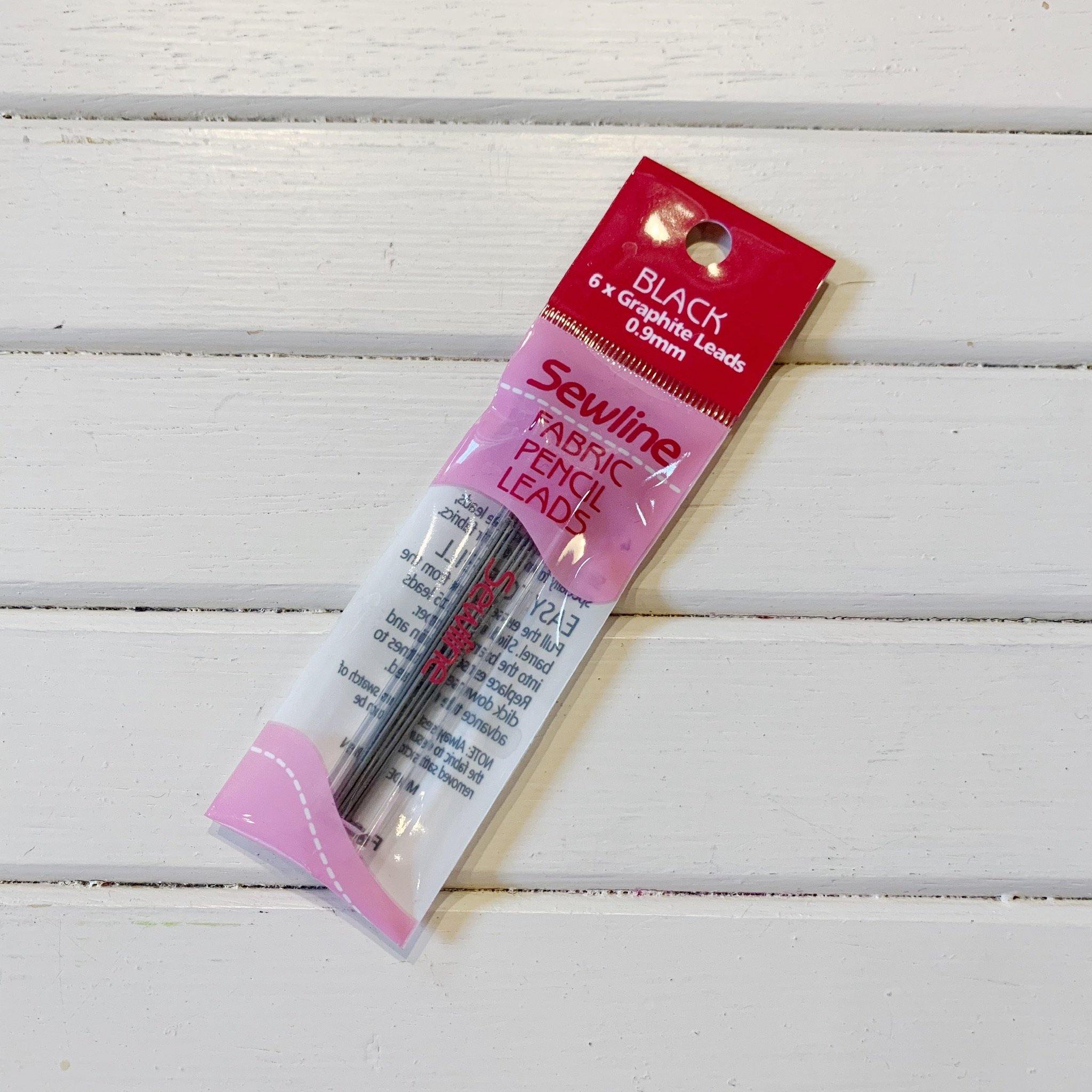 Sewline Fabric Pencil Lead Refills - Black - 6 pcs/pkg – Measure